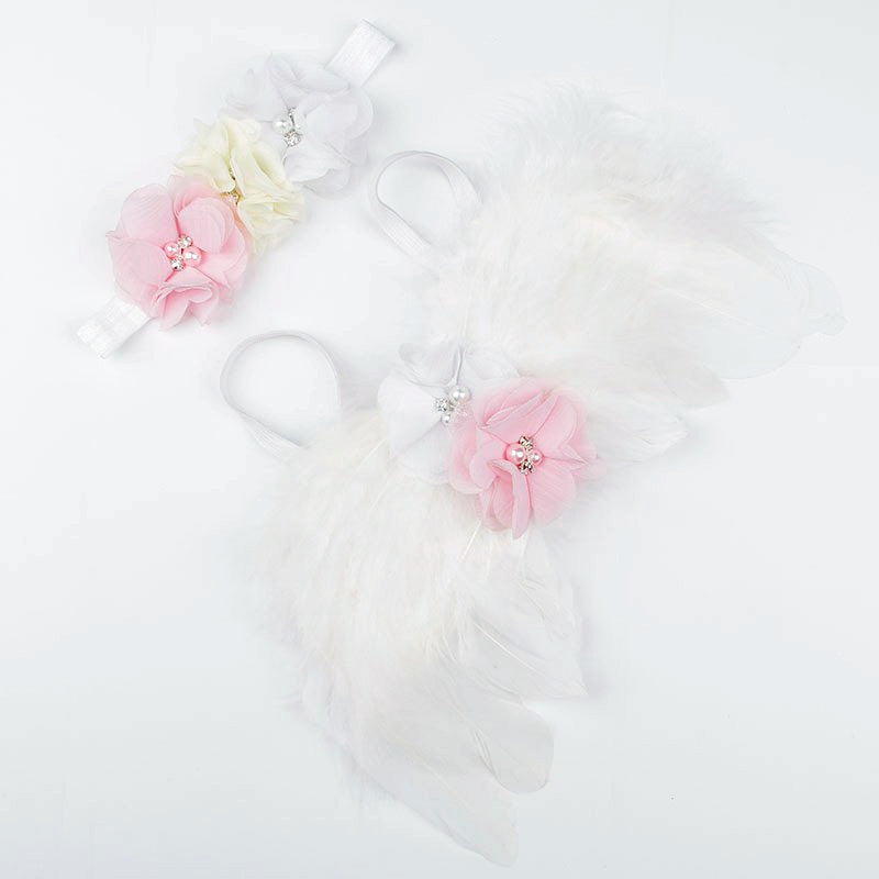 Newborn Photography Angel Wing Set - Baby Photo Props
