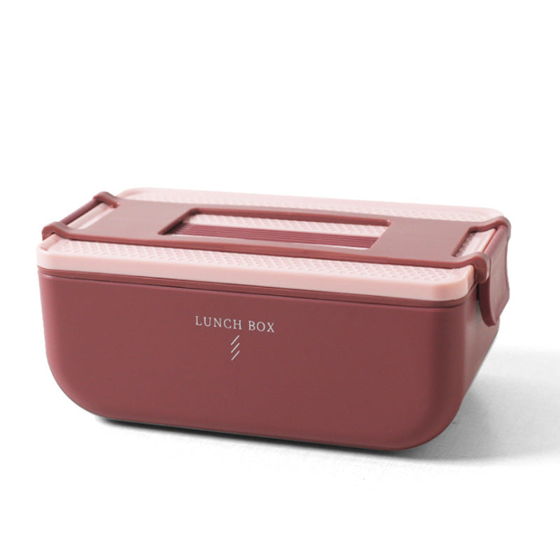 Japanese-Style Lunch Box - Double-Layer Microwave Safe