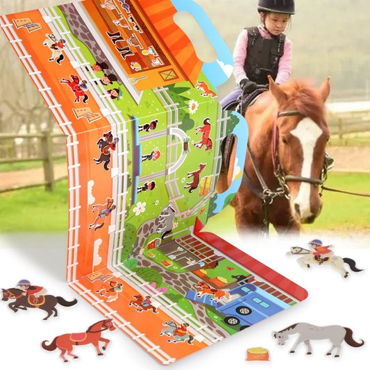 Quiet Book Jelly Stickers - Educational Puzzle Toy for Kids