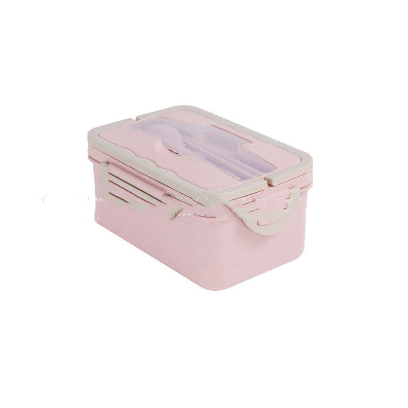 Lunch Box with Spoon & Chopsticks - Microwave Safe