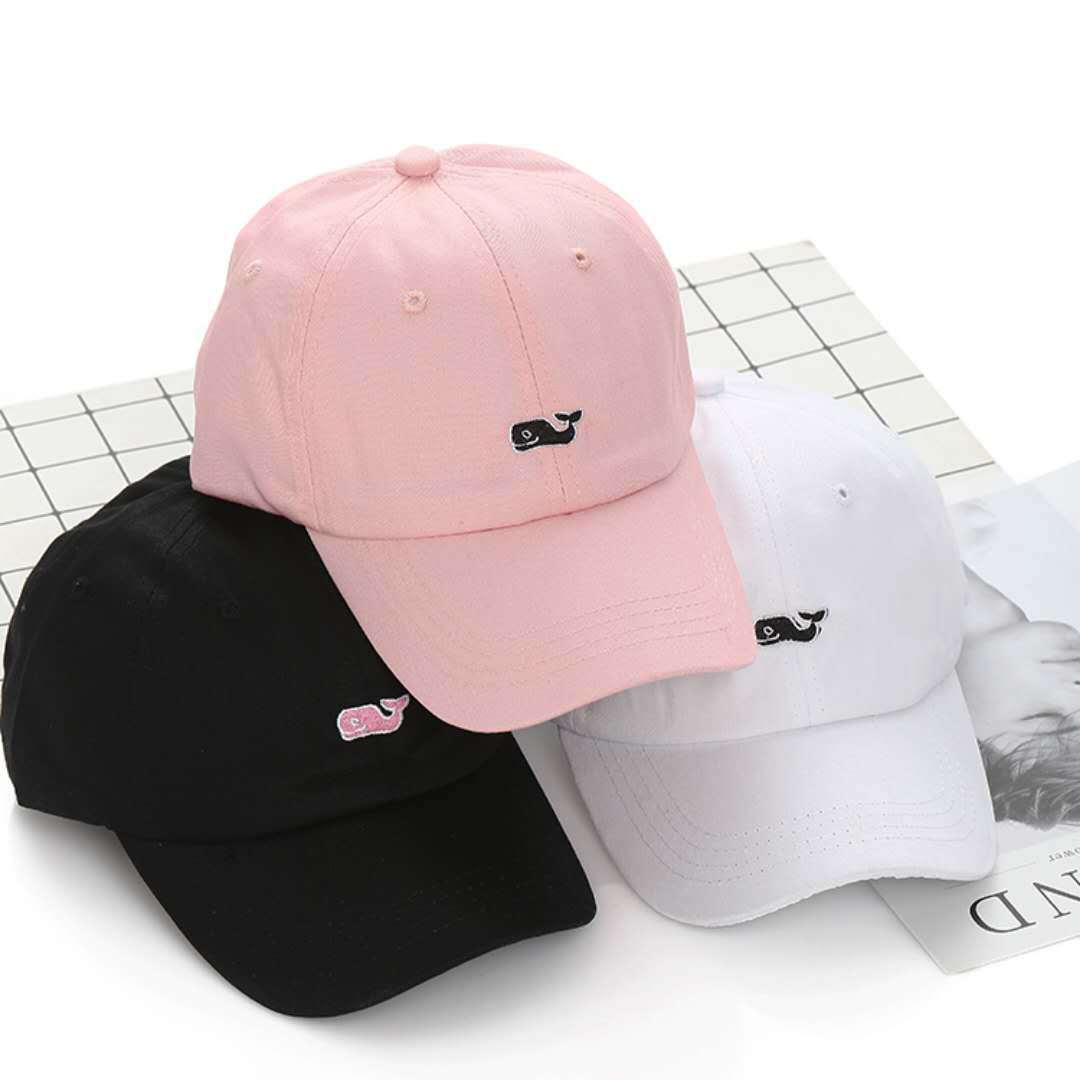 Whale Outdoor Cap - Embroidered Cotton Baseball Hat