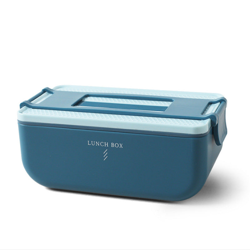 Japanese-Style Lunch Box - Double-Layer Microwave Safe