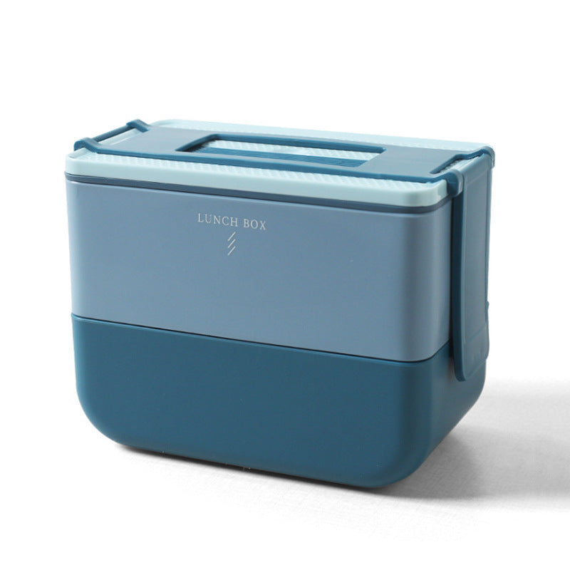 Japanese-Style Lunch Box - Double-Layer Microwave Safe