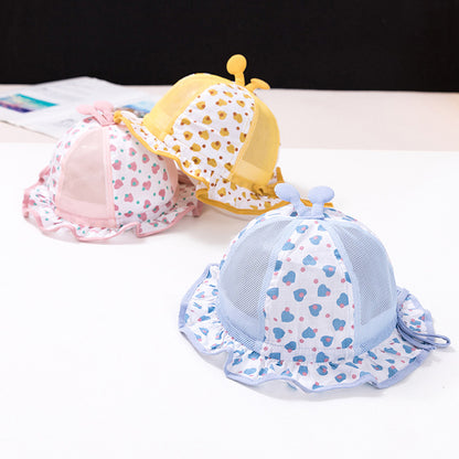 Baby Net Cap - Breathable Cotton Summer Hat