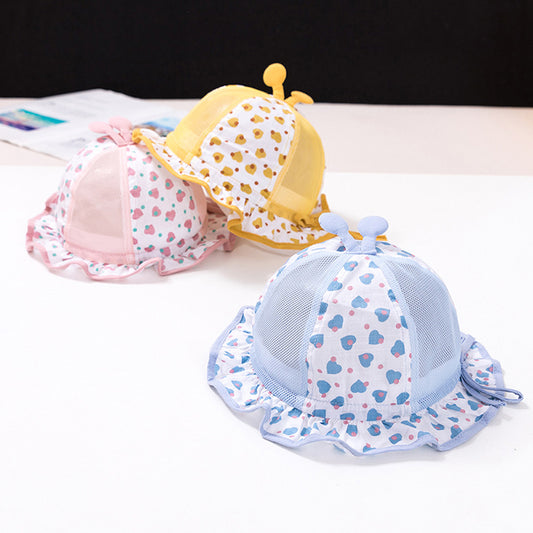 Baby Net Cap - Breathable Cotton Summer Hat