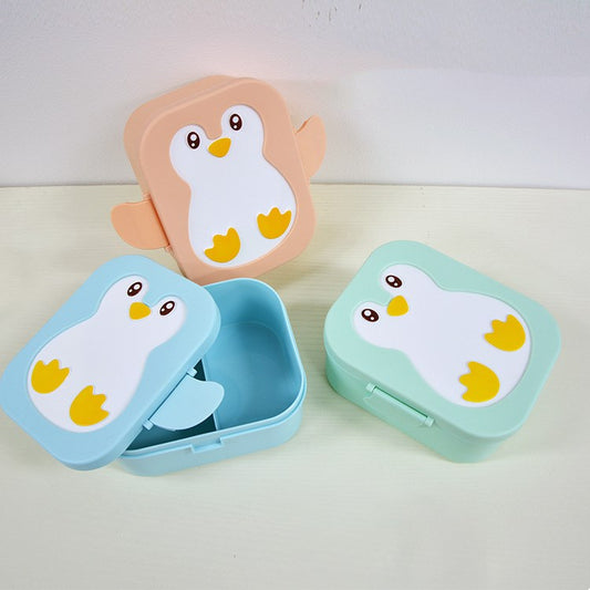 Cartoon Children Lunch Box - Plastic Food Grade Student Box