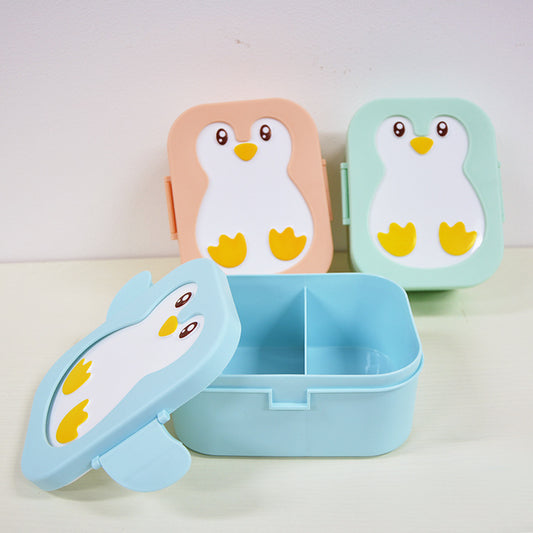 Cartoon Children Lunch Box - Plastic Food Grade Student Box