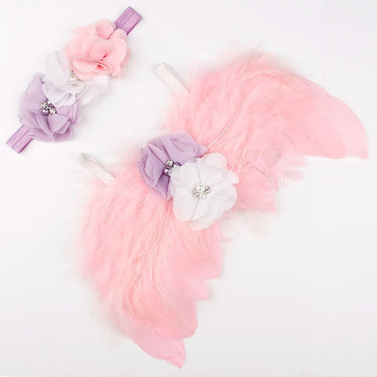 Newborn Photography Angel Wing Set - Baby Photo Props