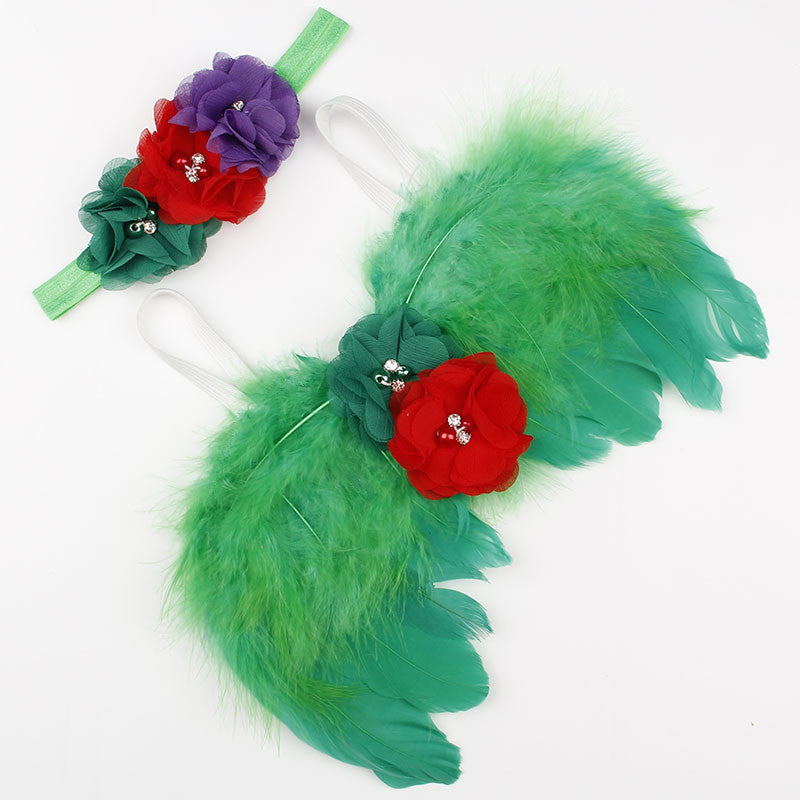 Newborn Photography Angel Wing Set - Baby Photo Props