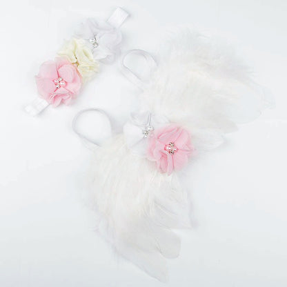 Newborn Photography Angel Wing Set - Baby Photo Props