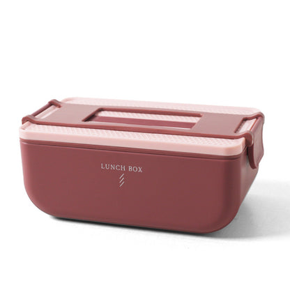 Japanese-Style Lunch Box - Double-Layer Microwave Safe
