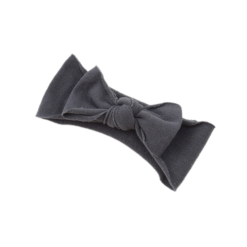 Baby Hair Accessories - Solid Color Knotted Headband