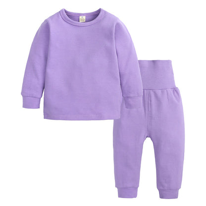 Spring Autumn Children Pajama Suit - Cotton Warm Sleepwear