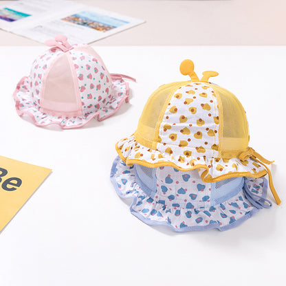 Baby Net Cap - Breathable Cotton Summer Hat