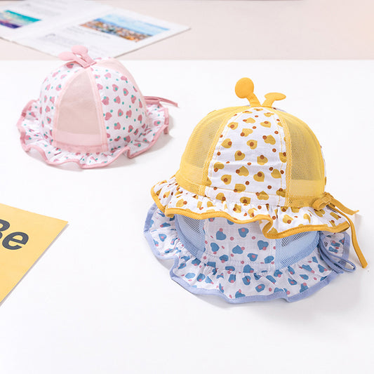 Baby Net Cap - Breathable Cotton Summer Hat