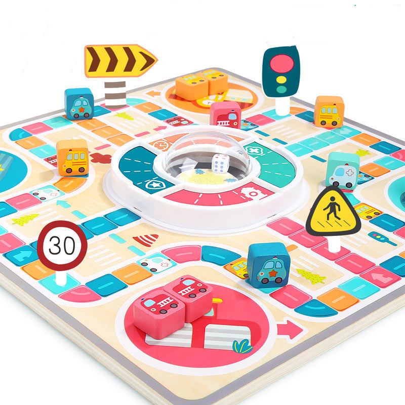 Flying Chess Board Game - Interactive Family Game for Kids