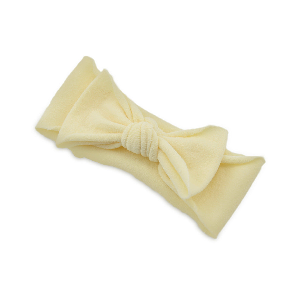 Baby Hair Accessories - Solid Color Knotted Headband