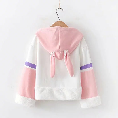 Hooded floppy hoodie for girls