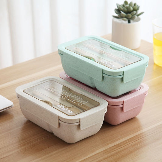 Wheat Straw Fiber Lunch Box - Eco-Friendly Food Container