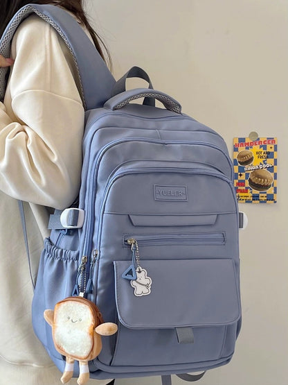 Large Capacity Simple Backpack - Stylish Casual Bag
