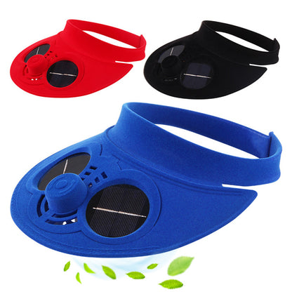 Solar Cap with Rechargeable Fan - Cooling Hat