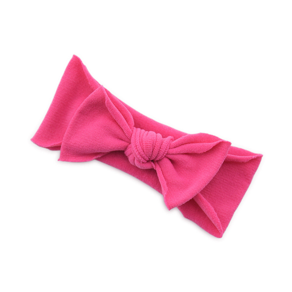 Baby Hair Accessories - Solid Color Knotted Headband