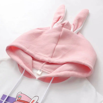 Hooded floppy hoodie for girls