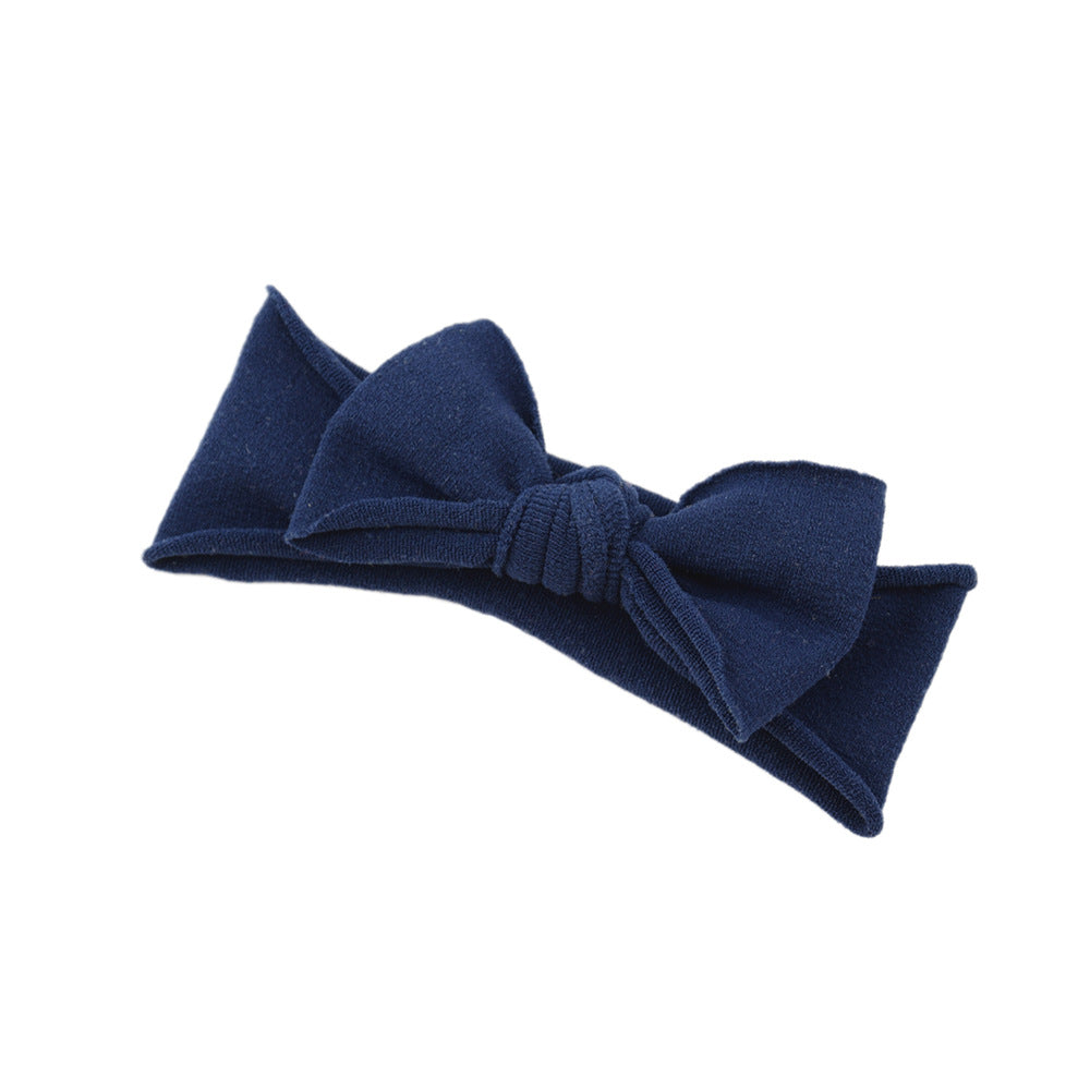 Baby Hair Accessories - Solid Color Knotted Headband