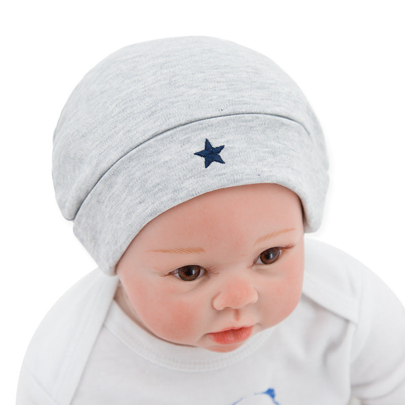 Korean Baby Fetal Cap - Pure Cotton Newborn Hat