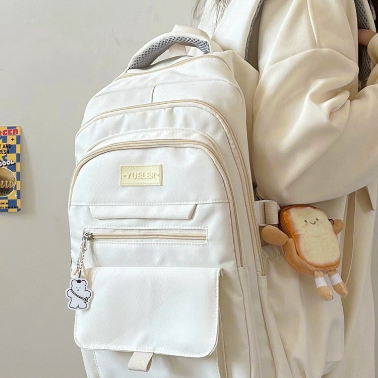 Large Capacity Simple Backpack - Stylish Casual Bag