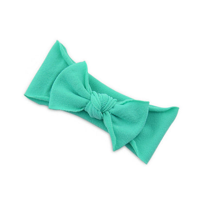 Baby Hair Accessories - Solid Color Knotted Headband