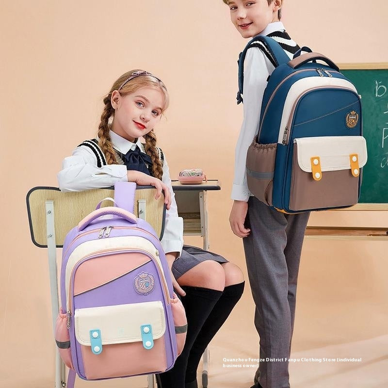 Primary School Student Backpack - Kids Schoolbag