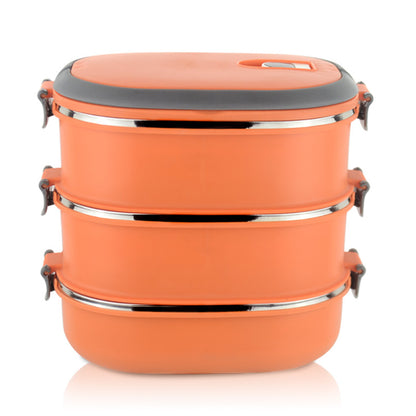 Stainless Steel Portable Lunch Box - Multi-Layer Food Container