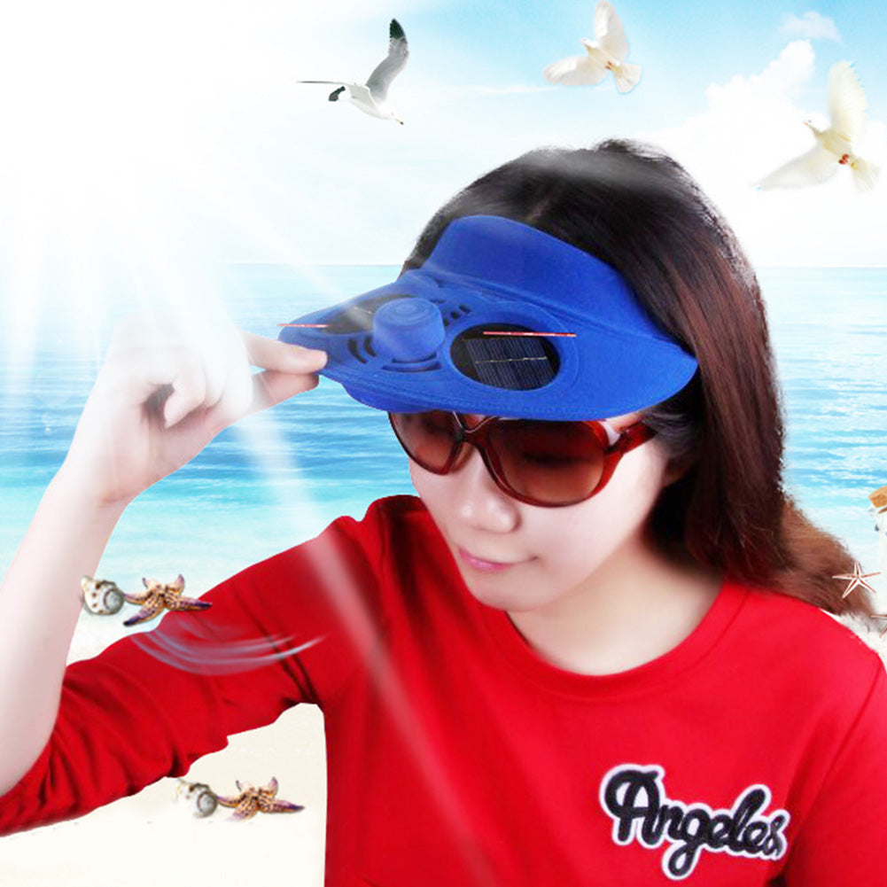 Solar Cap with Rechargeable Fan - Cooling Hat