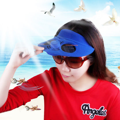 Solar Cap with Rechargeable Fan - Cooling Hat