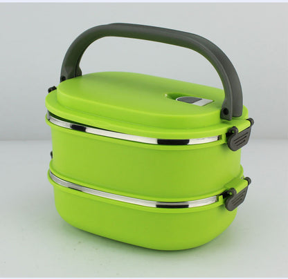 Stainless Steel Portable Lunch Box - Multi-Layer Food Container