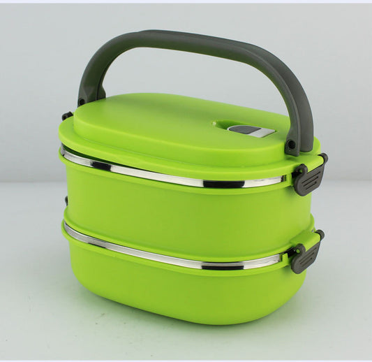 Stainless Steel Portable Lunch Box - Multi-Layer Food Container