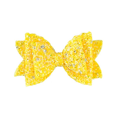 Girl's Hair Accessories - Sequined Double-Layer Bow