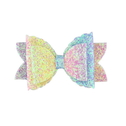 Girl's Hair Accessories - Sequined Double-Layer Bow