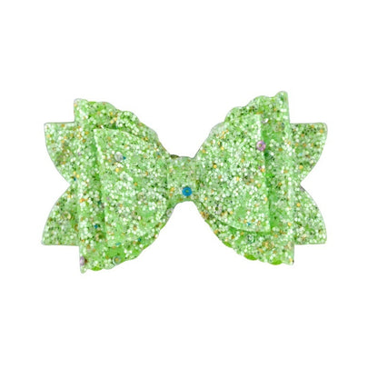 Girl's Hair Accessories - Sequined Double-Layer Bow