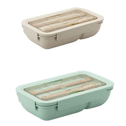 Wheat Straw Fiber Lunch Box - Eco-Friendly Food Container