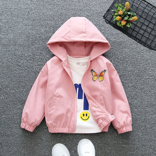 Girls' Fashionable Hoodie - Easy Matching Coat