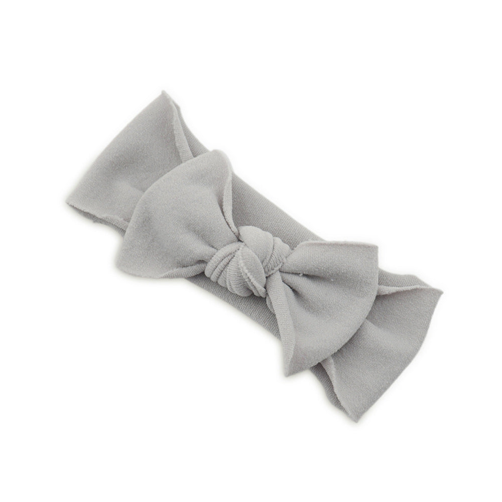 Baby Hair Accessories - Solid Color Knotted Headband
