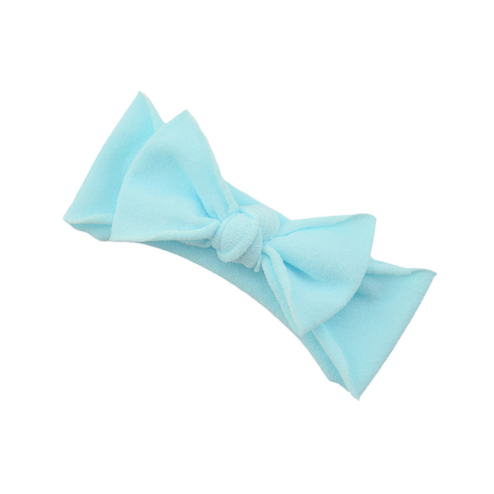 Baby Hair Accessories - Solid Color Knotted Headband