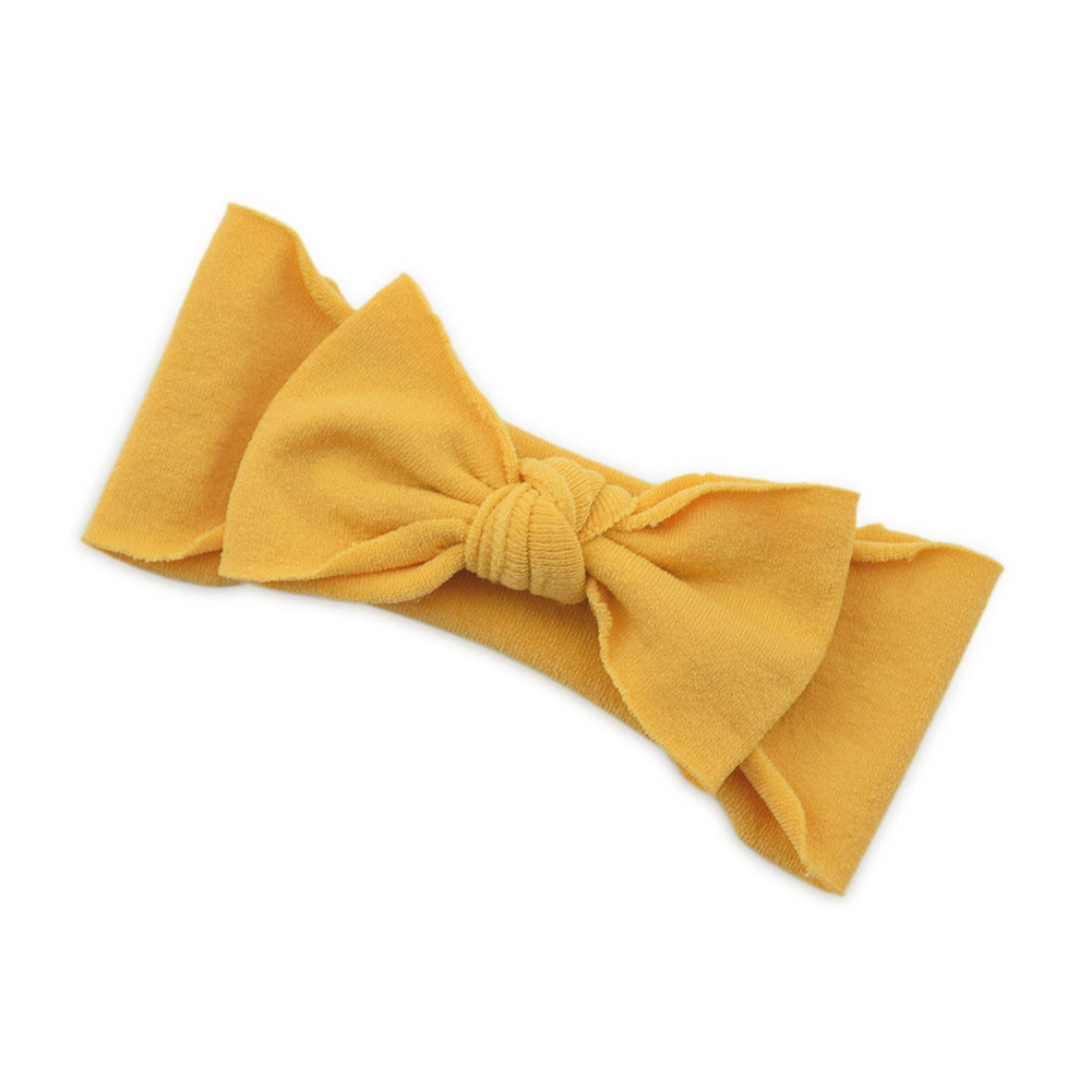 Baby Hair Accessories - Solid Color Knotted Headband