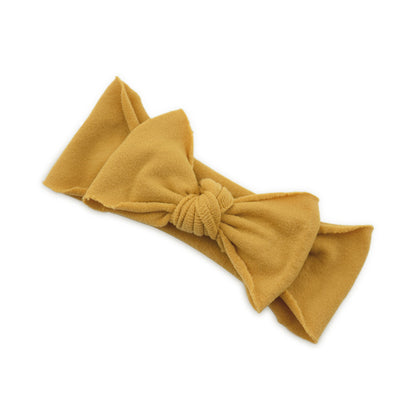 Baby Hair Accessories - Solid Color Knotted Headband