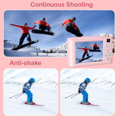 Kids Digital Camera with 32GB SD Card - Christmas Birthday Gift for Children