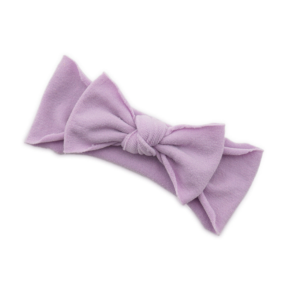 Baby Hair Accessories - Solid Color Knotted Headband