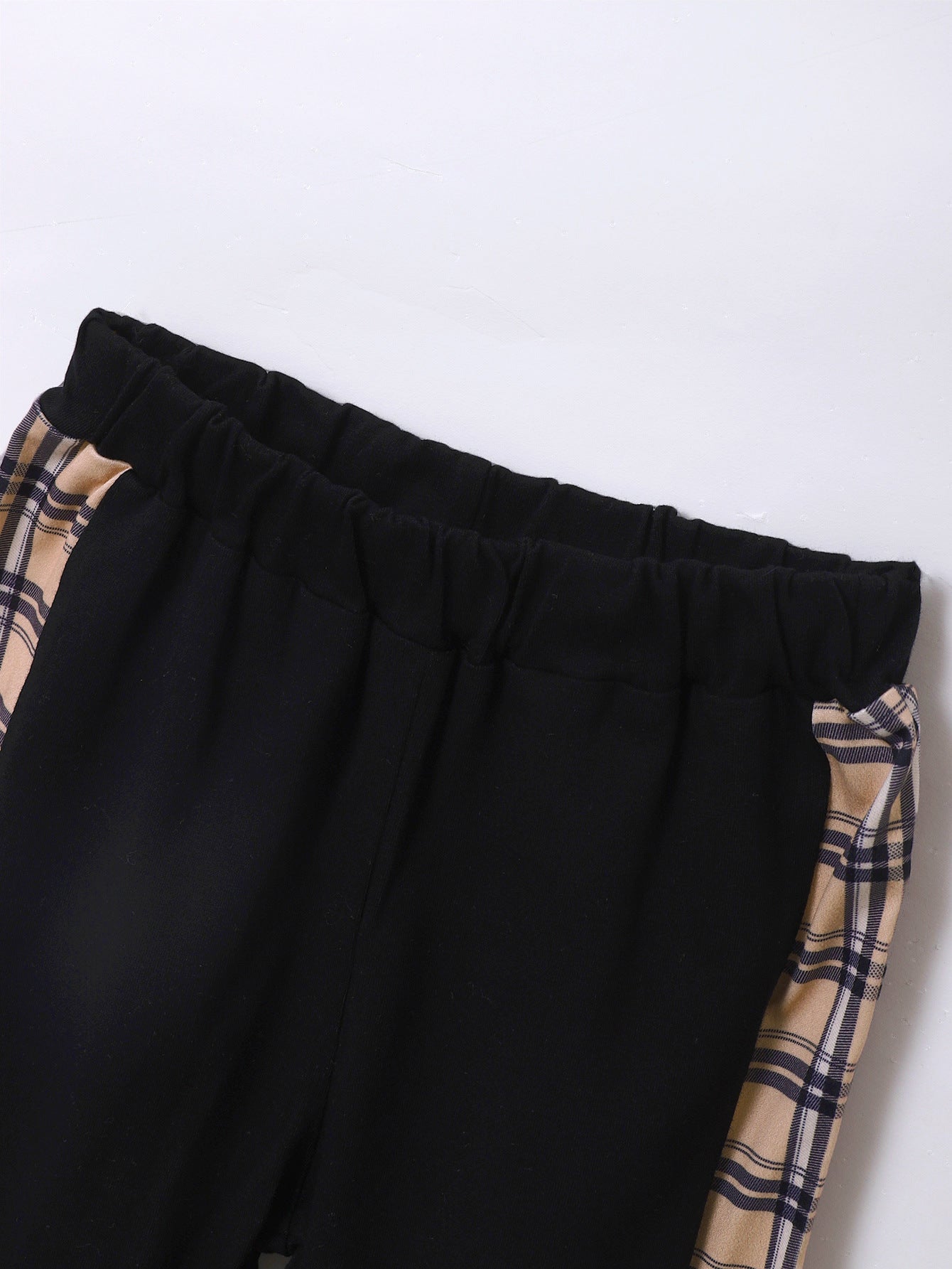 Children's Plaid Hoodie & Sweatpants Set - Kids Outfit