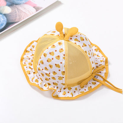 Baby Net Cap - Breathable Cotton Summer Hat